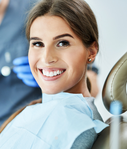 Dental Veneer Happy Patient